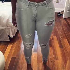 Olive Green American Eagle Jeans